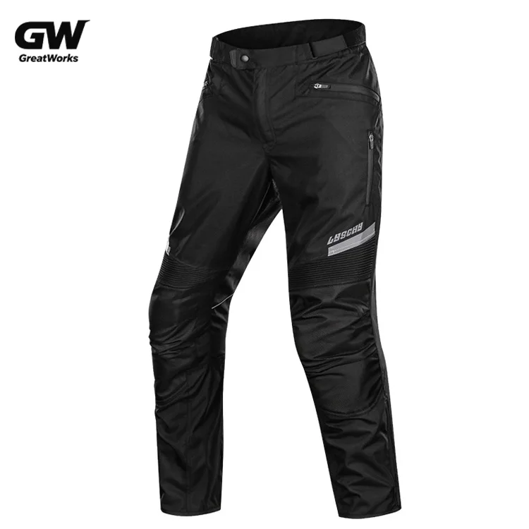 Wholesale Custom Men's Racing Jeans Waterproof Breathable Motorcycle Pants Knee Protection Windproof Motorbike Trousers