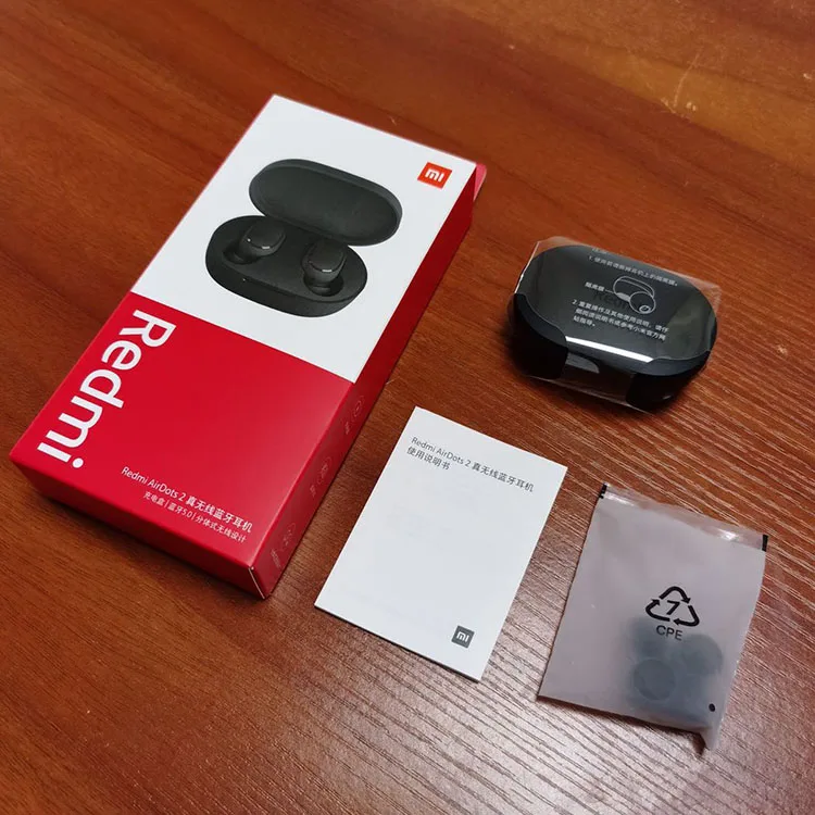 In Ear Sport Xiaomi Auricolari Di Base Impermeabile Cuffie Senza Fili Redmi  Airdots 2 - Buy Xiaomi Airdots Product on Alibaba.com