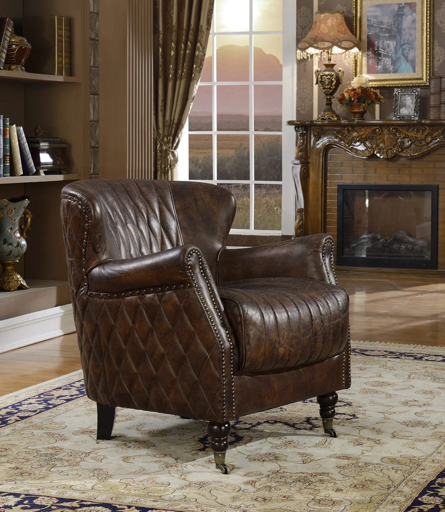 Poltrone tomcat aeronautiche in stile inglese antico ruota in