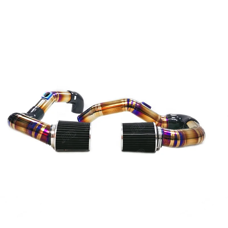 Titanium Cold Air Intake System Kit Pipe For S55 F80 F8X M3 M4 Front Mount Intake