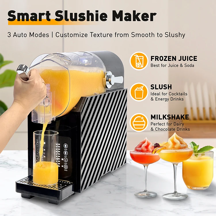 Portable Home Ice Slushy Machine - Perfect for Frozen Drinks