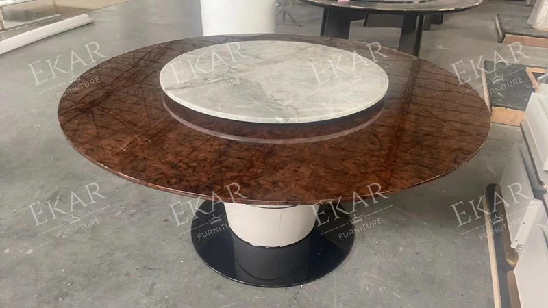 product rotating round dining table  functional and stylish dining furniture-70