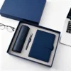 Navy blue lock 3281 pen notebook 3-piece set