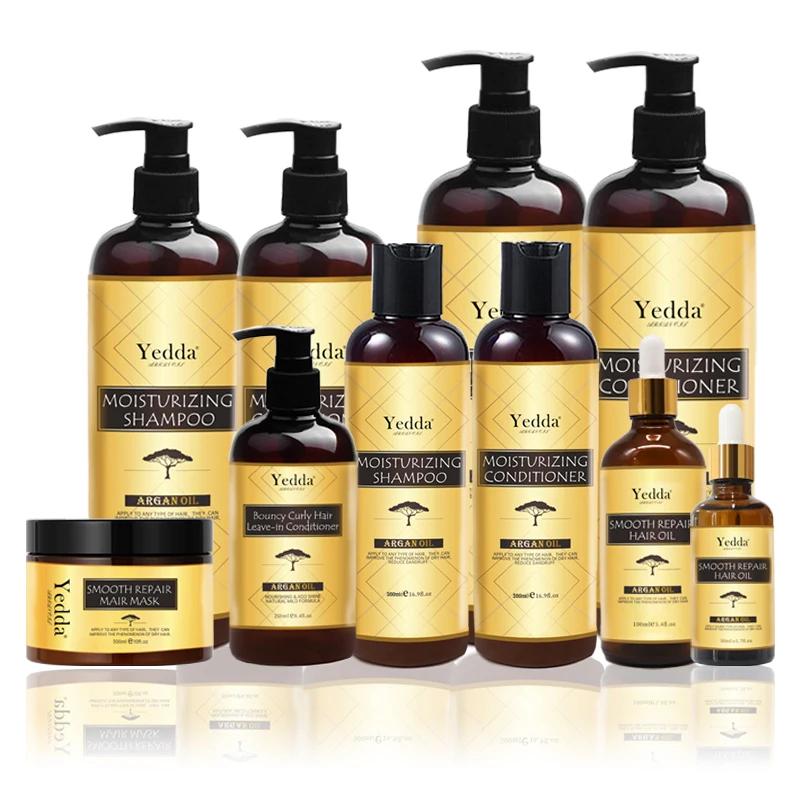 
2021 best private label hair care anti hair loss hair growth natural Organic Argan oil shampoo 