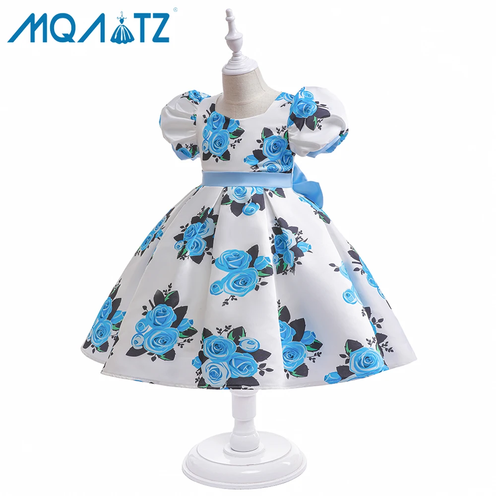 Mqatz Latest Hot Selling Kids Clothing Children Birthday Party Dress