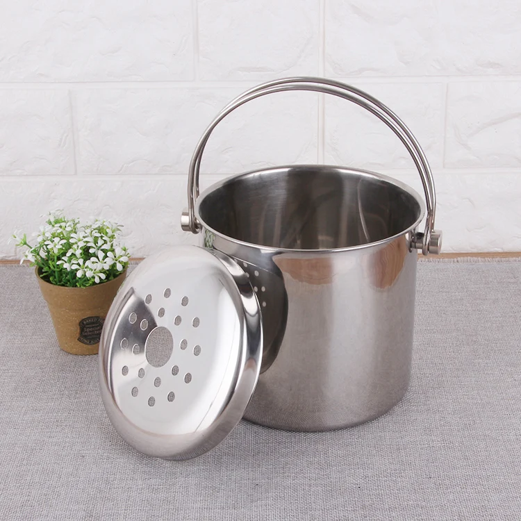 Factory Customized European Stainless Steel Ice Bucket 3 / 5L for Holiday Party Ktv Wine Ice Bucket_4