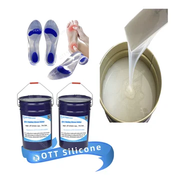 Wholesale Platinum Medical Silicone For Transparent Silicone Shoe Products Soft Insole From Raw Material Rtv Silicone Rubber