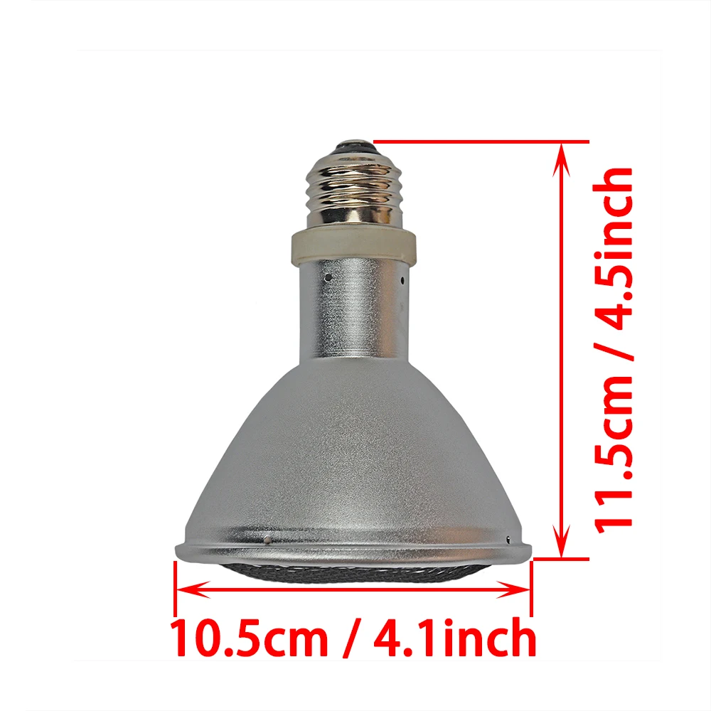 55w 75w 100w Par30 Reptile Far Infrared Lamps Bulb Deep Heat Lamp Bulb