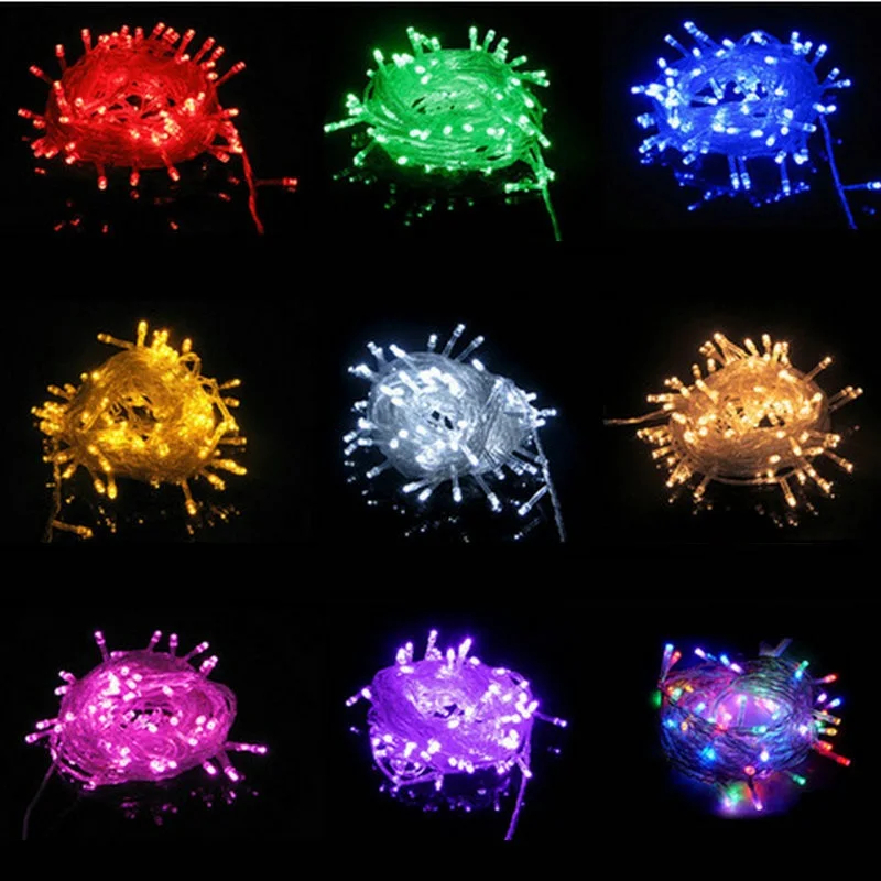 100 Led 10m100m Starry Fairy String Lighting Light Waterproof Decorative String Lights For