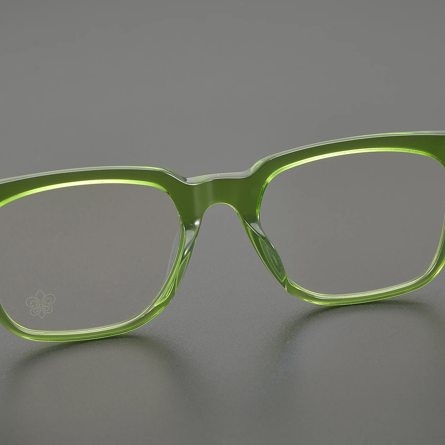 Unisex Rectangular Popular Frame Acetate Branded Granny Grandpa Reading Women Glasses Frame Personalized Solid Color Eyeglasses