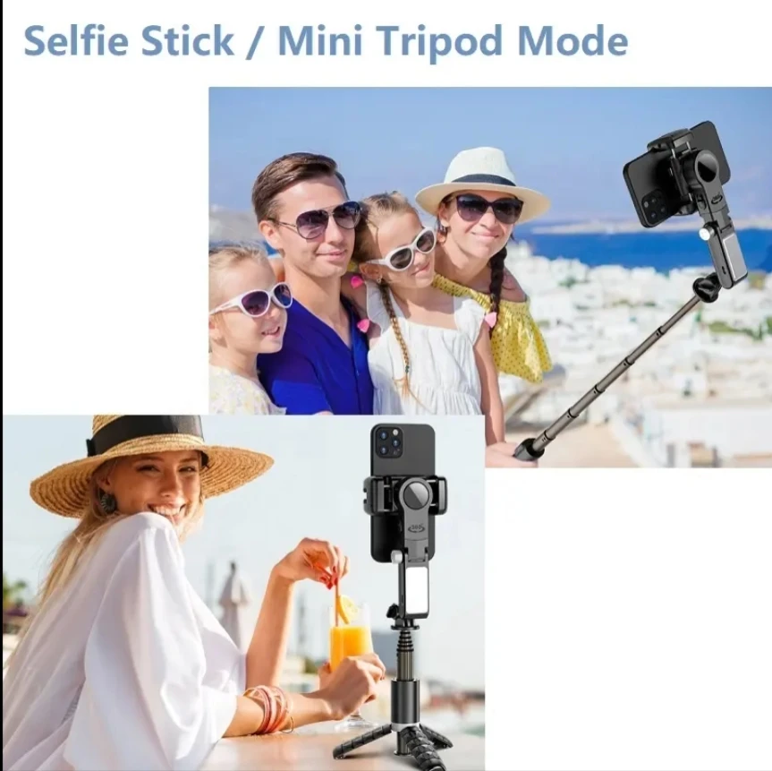Hot Sale Q18 Gimbal Portable Handheld Pan Tilt Stabilizer Follow-up Anti-Shake Live Broadcast Fill Photography Mobile Phone