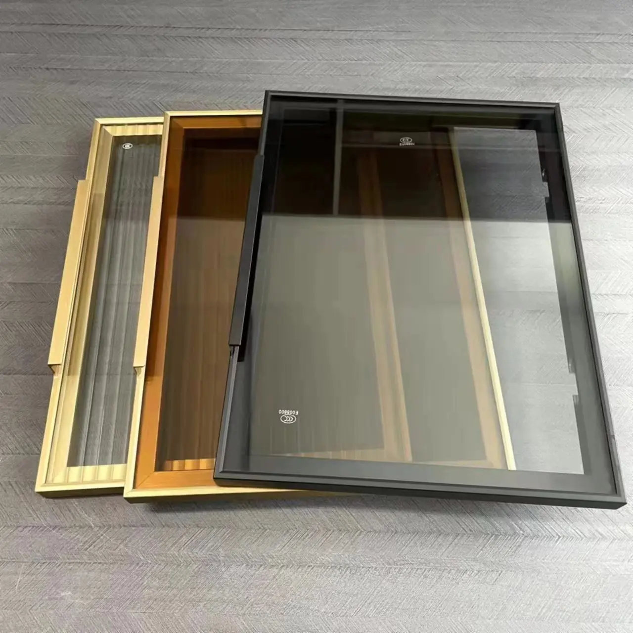 Aluminum Profile Glass Door Frame Profile for Wardrobe Closet Window ...