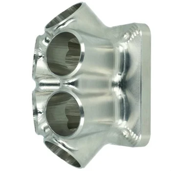 High quality CNC machined aluminum billet vacuum turbo manifold collector Enclosure Factory price