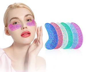 Customized Organic Anti-Wrinkle Hyaluronic Acid Collagen Eye Mask Gel Sheet for Puffy Eye Bags Lighten Dark Circles Moisturizing