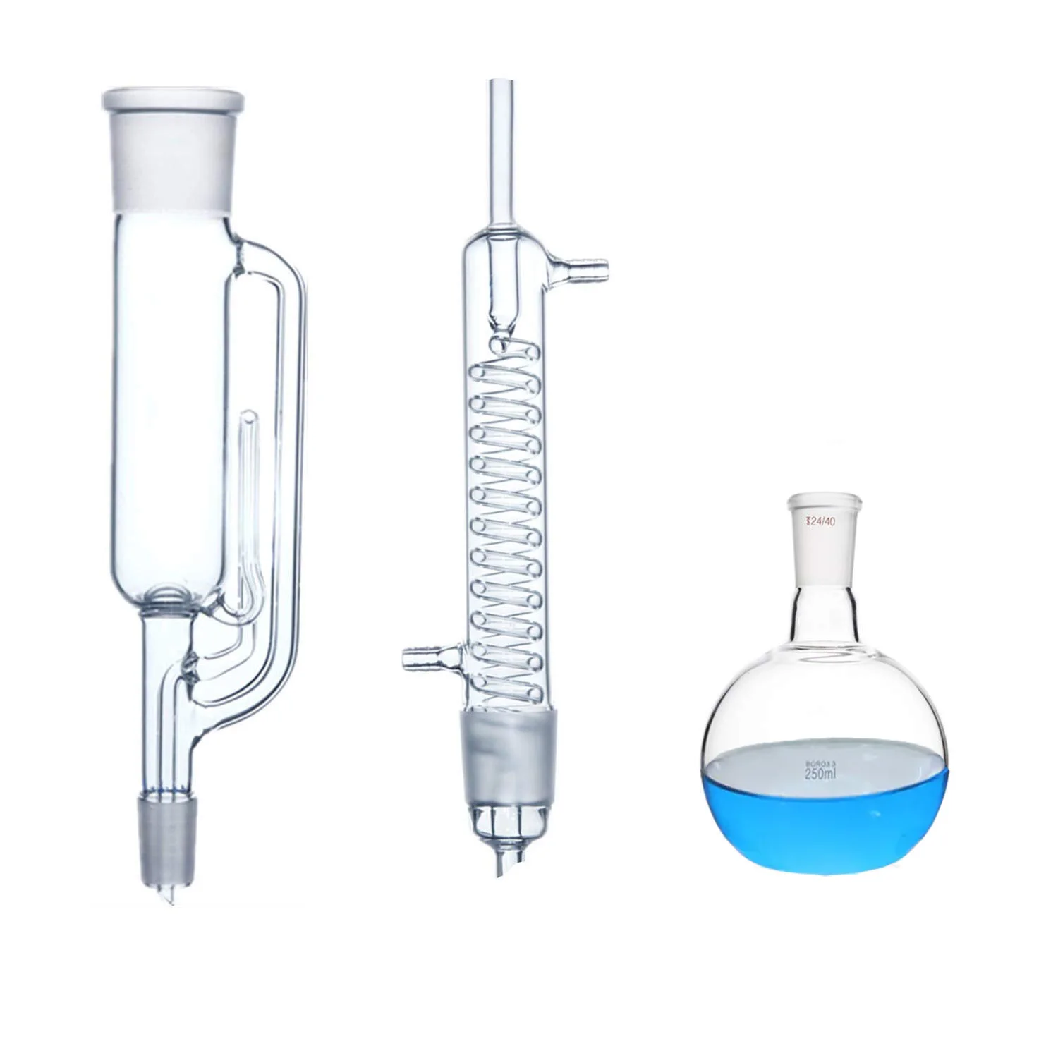 Borosilicate glass Soxhlet Extraction Apparatus, Consist of Flask ...