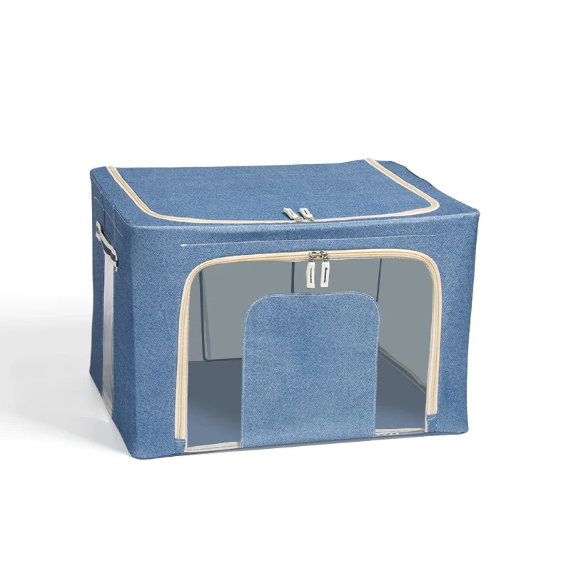 Home Organizer Large Capacity Clothes Storage Box Foldable Dustproof Oxford Organizers