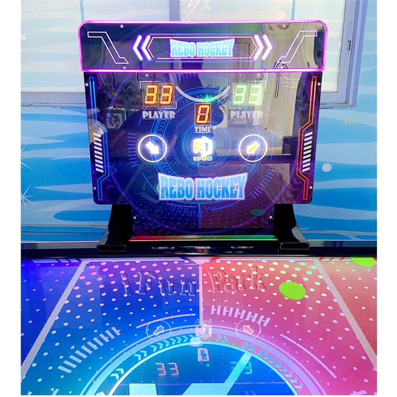 屋内ゲームセンター用コイン式青と赤のマルチボールREBOホッケー