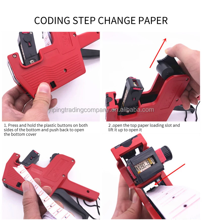 Handheld Digital Tag Label Machine Price Labeller Price Gun Price