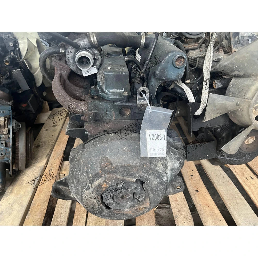For Kubota V2003-IDI-T Complete Engine Assembly Used 2500RPM 39.5KW