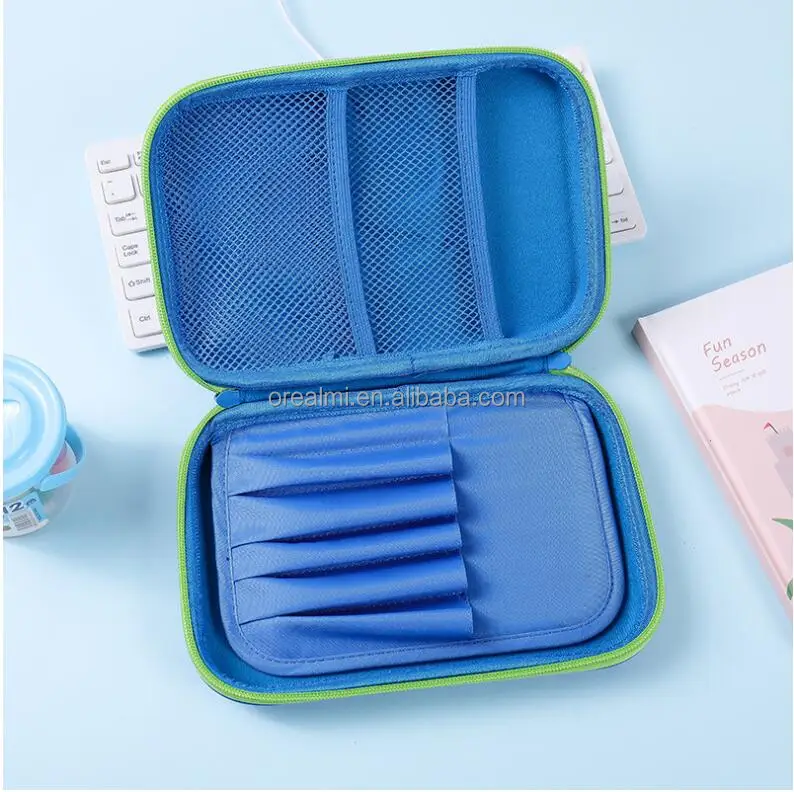 Durable Rectangle Pencil case  Back to School  Daily Use EVA Pencil case for Girl or Boy