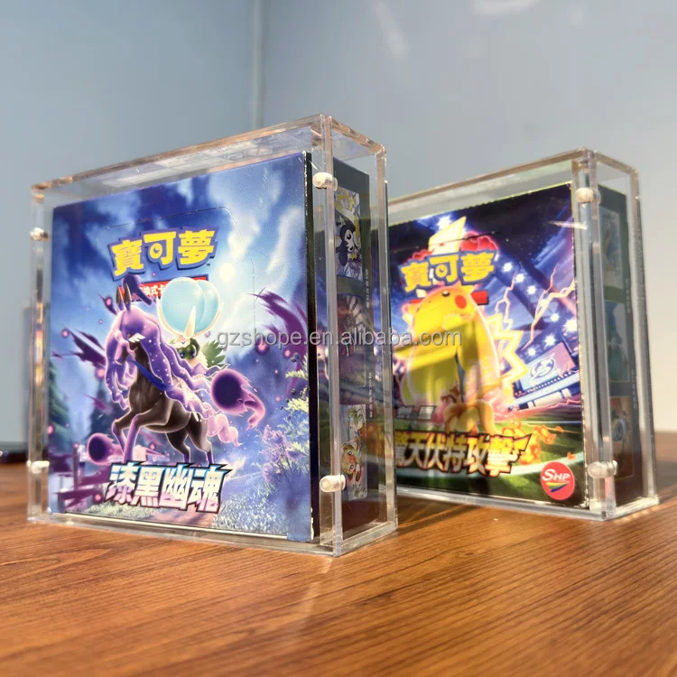 Shp Acrylic 151 Elite Trainer Box Etb Upc Bb Yugioh Display Pokemon Mtg