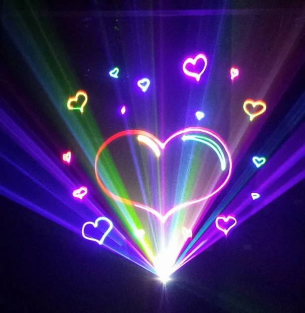 High Quality Laser Light  RGB Color Disco Laser Lights Projection Stage Lights for Wedding