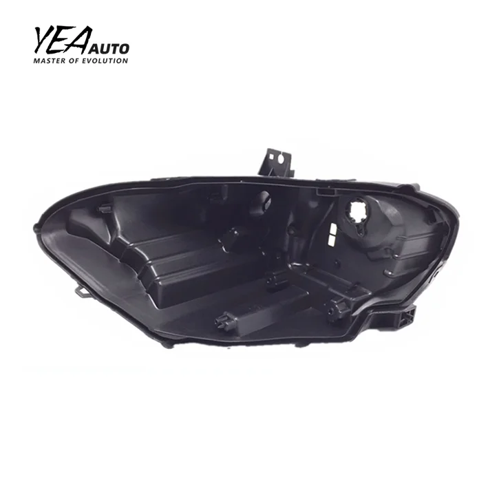 YEA AUTO Car headlight housing black back base for Ford mustang head light housing headlamp 2018 -2020