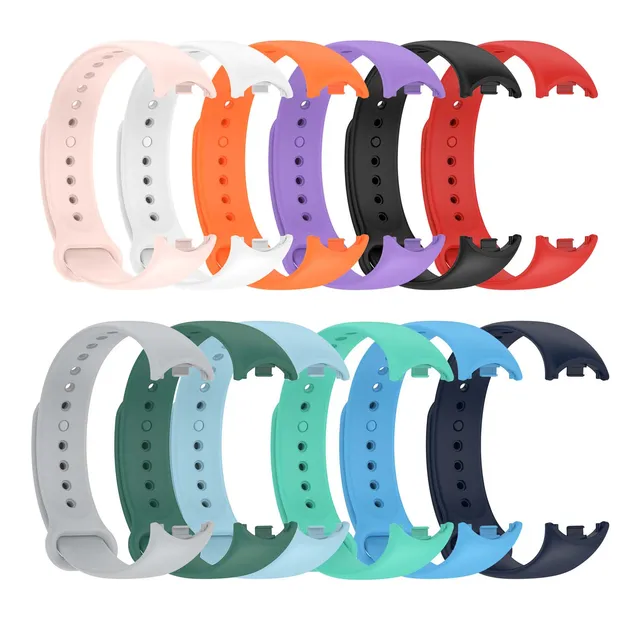 2023 New Arrivals Watch Band Strap for Xiaomi 8 Sport Rubber Silicone Smart Watch Bracelet Mi Band 8 Strap