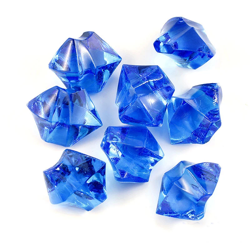 人工カラーロックアクリルクリスタルカラーストーンプラスチック