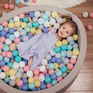 High Density Foam Ball Pits Customized Compressed Foam Ball Pit Funny Round Pit Kids Playing Soft Ball Pool