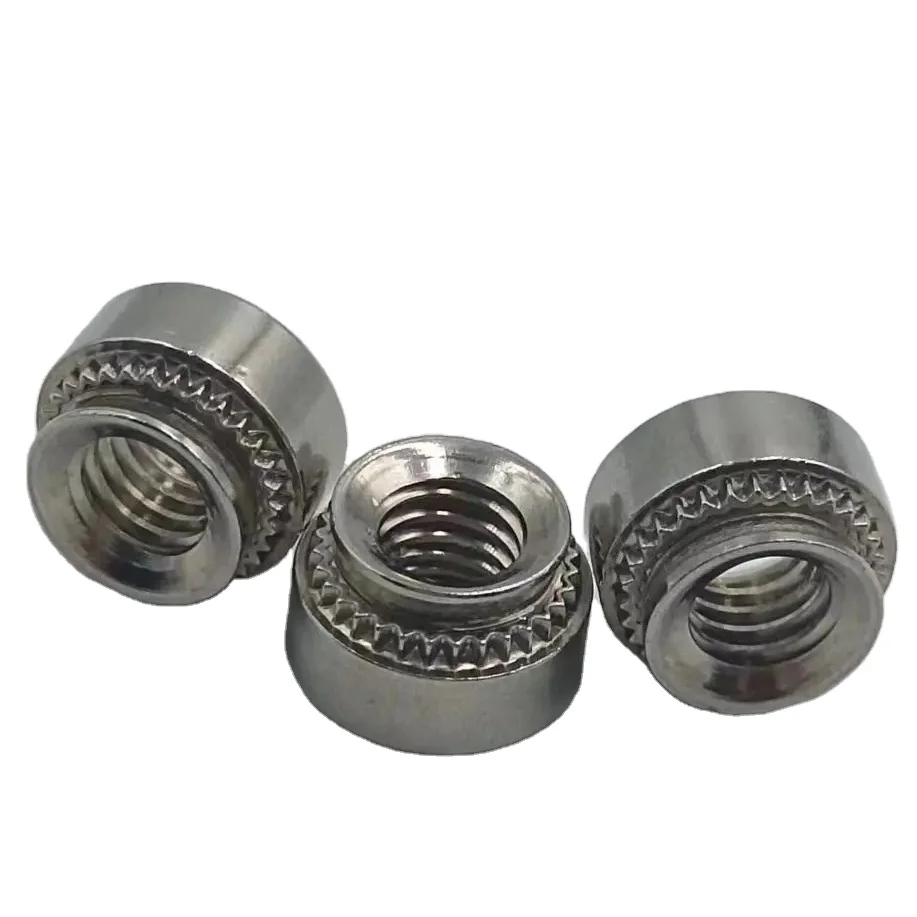 Galvanized carbon steel,SUS304,SUS316, stainless iron riveted nuts S-CLS-SP-M2M2.5M3M4M5M6