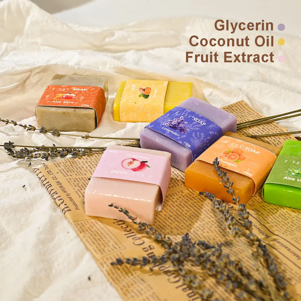 Plant Soap Set Lavender Bathing Wholesale Custom Natural Organic Vegan ...