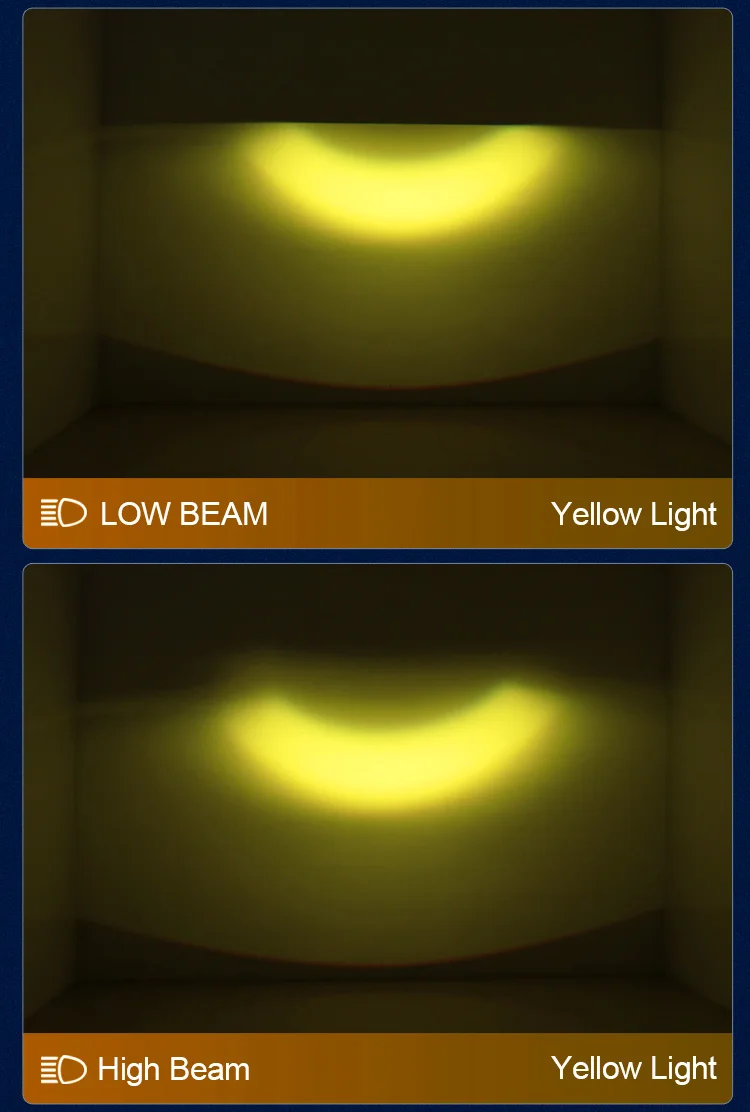 3 Inch Triple Colors Laser Fog Lights 55w Bi Led Fog Projector Lens For