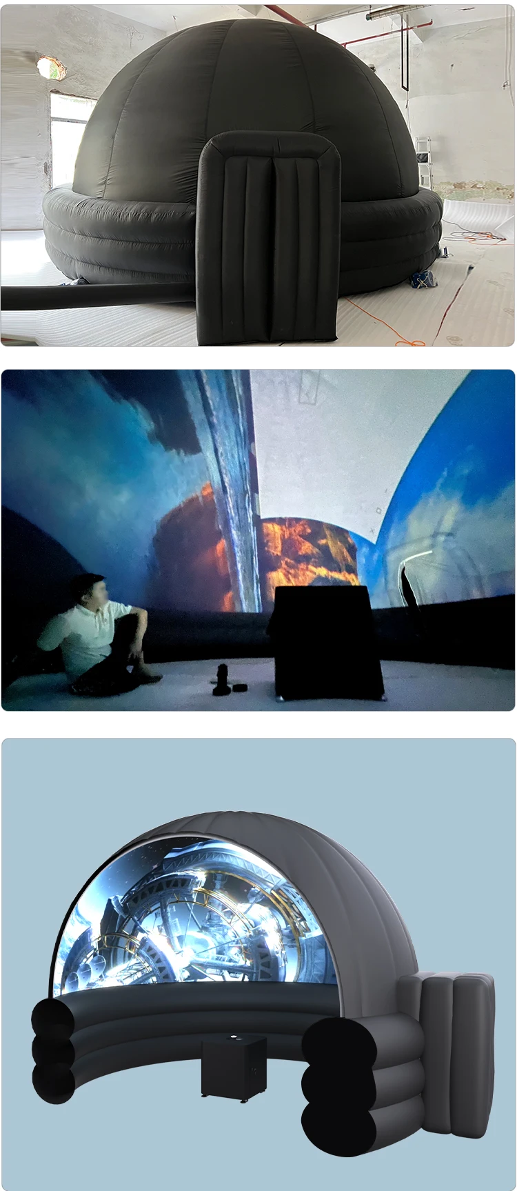 Seeball 6 M Diameter Inflatable Projector Screen for Outdoor Cinema