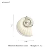 Silver Nautilus Charm