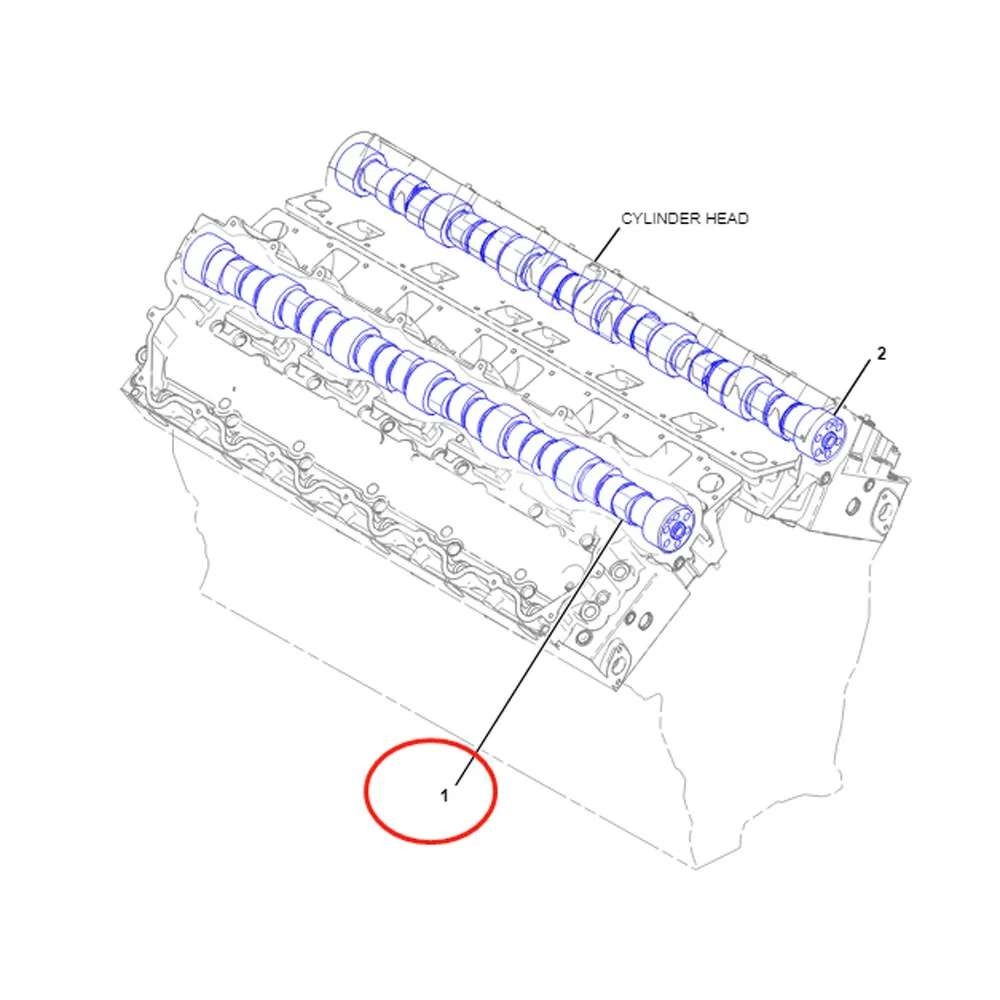 C32 Camshaft 4210049 for Caterpillar Engine. 2