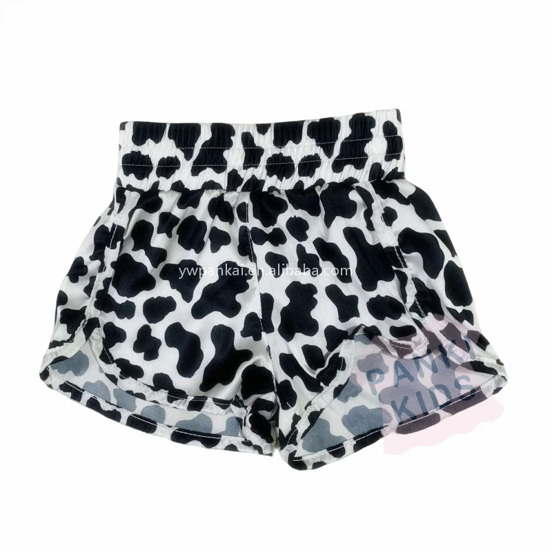 Wholesale Shorts Manufacturer 2023 Toddler Girls Pink Leopard High ...