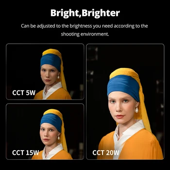 Zhiyun M20 M20C 2500K-10000K LED Video Light Photography Lights App Control for Portrait Shooting Studio detail image