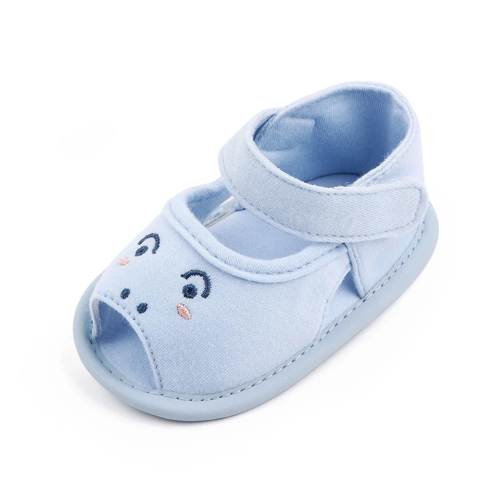 New Baby Solid Color Cartoon Half TPR Bottom Cute Breathable Fish Mouth Toddler Sandals details
