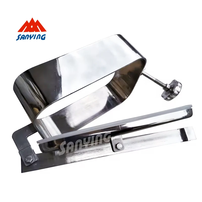 SS304 316 Elliptical Oval Quick Opening Non Pressure Sanitary Manhole Cover Stainless Steel Manway Manufacturers