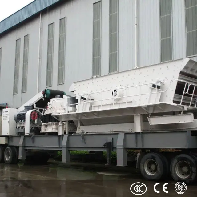 Low Investment Mobile Stone Cone Crushing Plant with Screen PLC Motor Bearing Automatic Features Core Components for Sale Korea