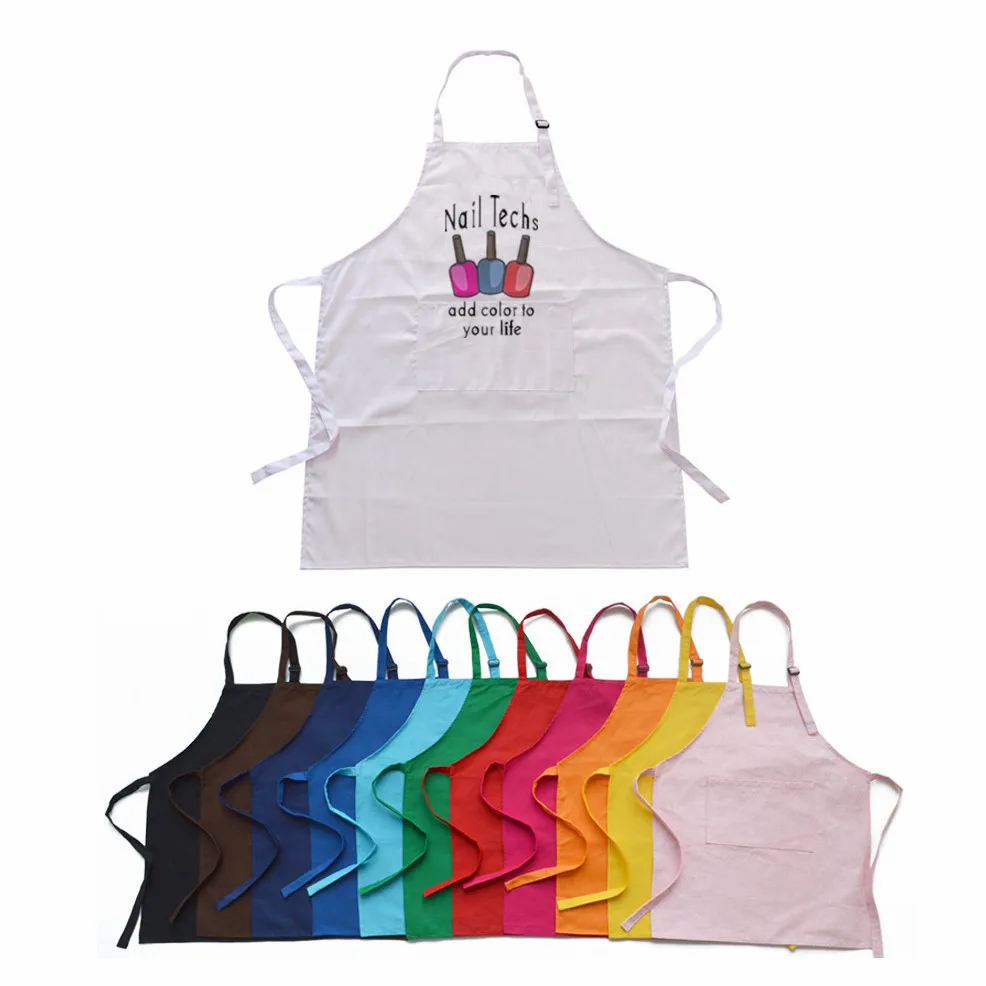 Customize Women Plain Makeup Artist Beauty Lash We Love Nail Tech Apron