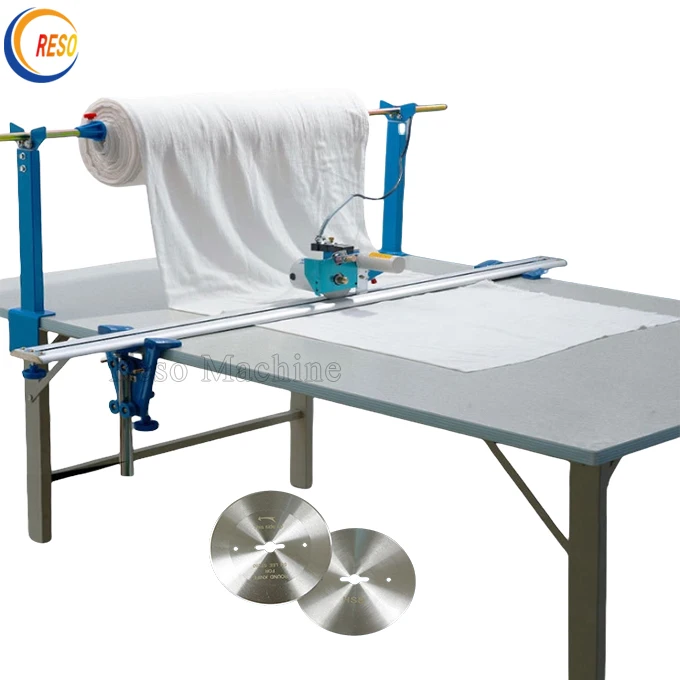 Electric Scissors for Cutting Fabric Roll Fiber Round Knife Cloth End Cutter Cutting Machine