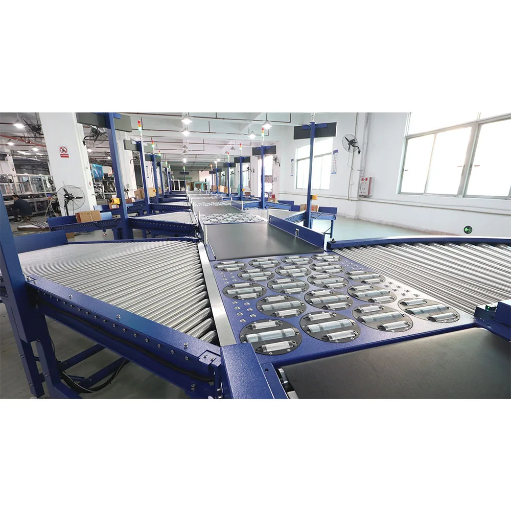 Hot Selling Pivot Swivel Sorting Machine Ball Roller Guide Wheel Rubber Belt Sorter for AI Logistics Company Core Motor Included