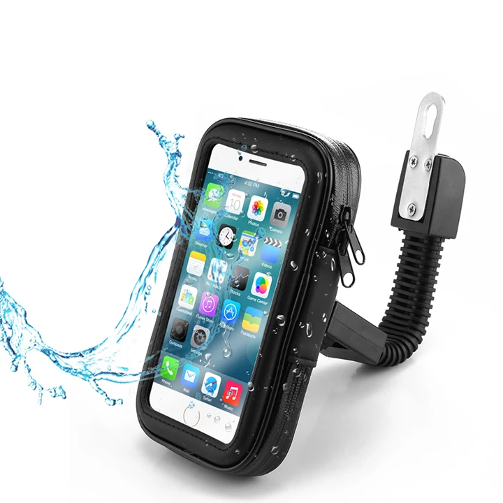Waterproof Motorcycle Phone Mount 360 Rotation Portability