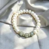 White Pearls+Gray