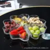 Plato giratorio de cristal liso