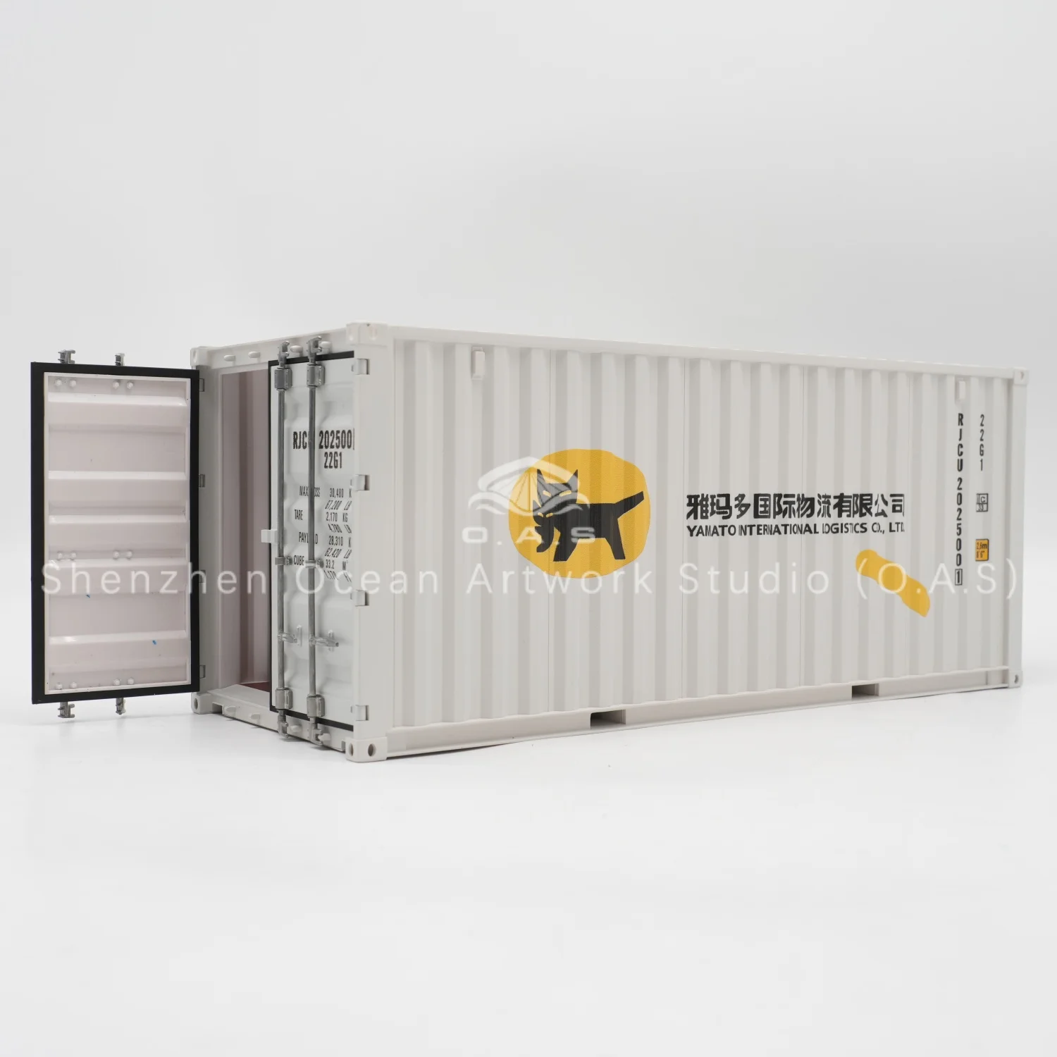 【L】O.A.S Container Model Factory Customized Scale1:20 Plastic Crafts Shipping Boxes YAMA Container Model
