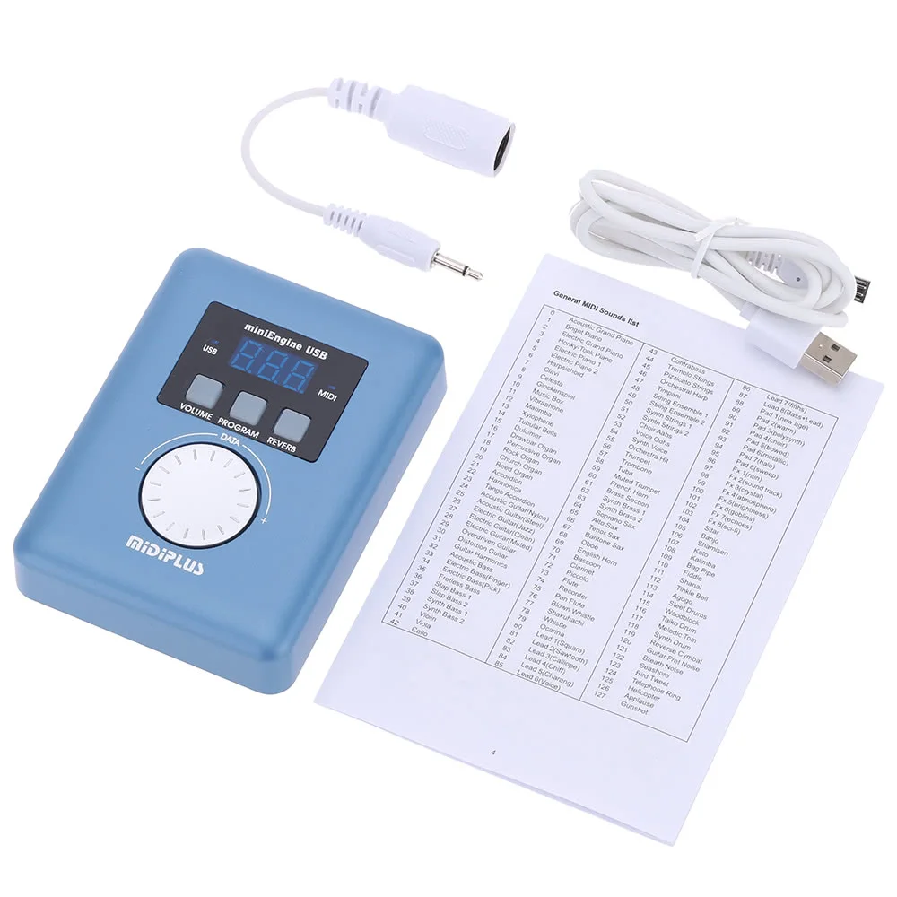 MIDIPLUS MiniEngine Pro: Portable USB MIDI Sound Generator with