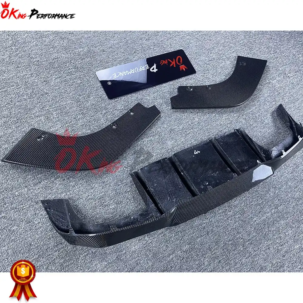 VST Style Carbon Fiber Rear Diffuser for BMW F87 M2